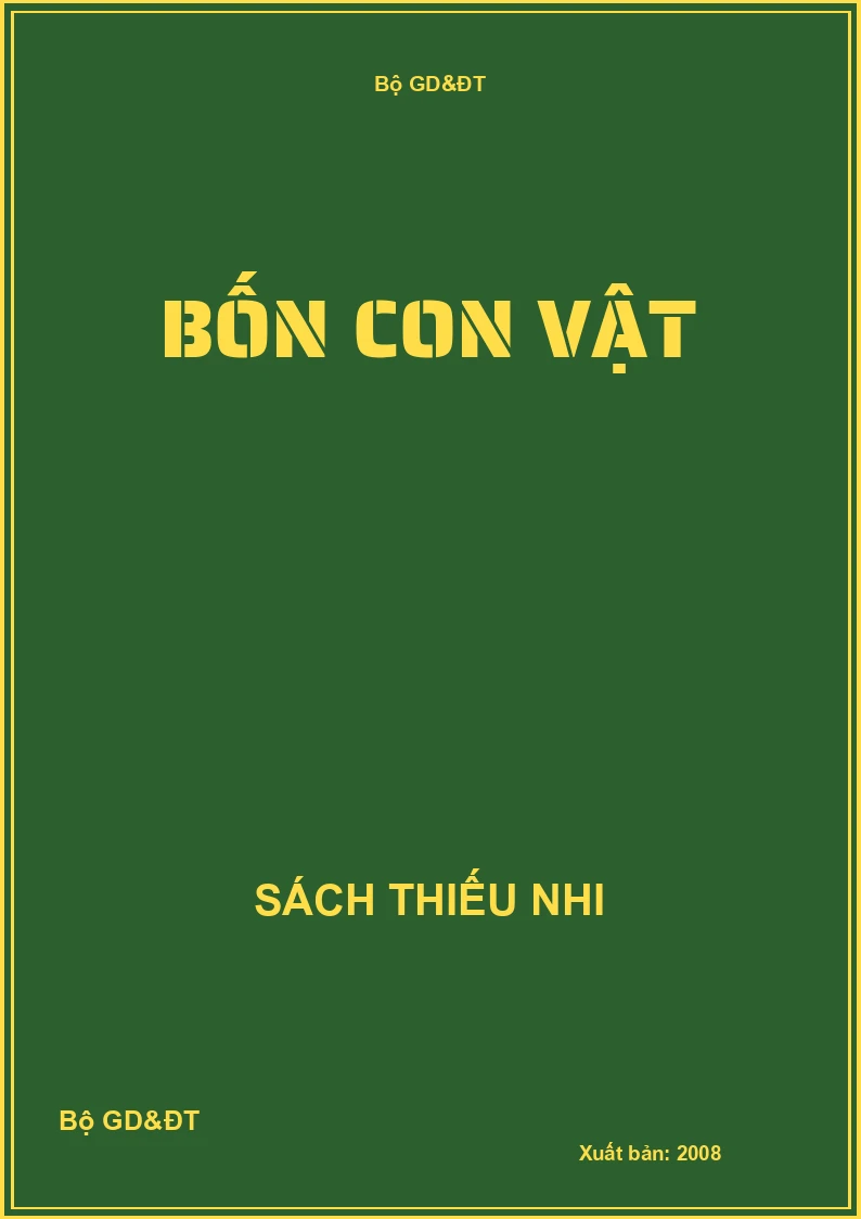 Bốn con vật