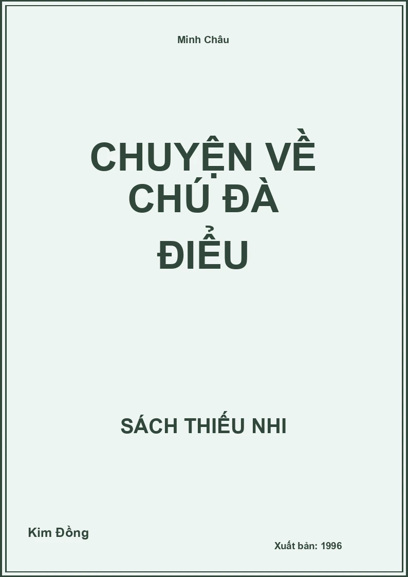 Chuyện về chú đà điểu
