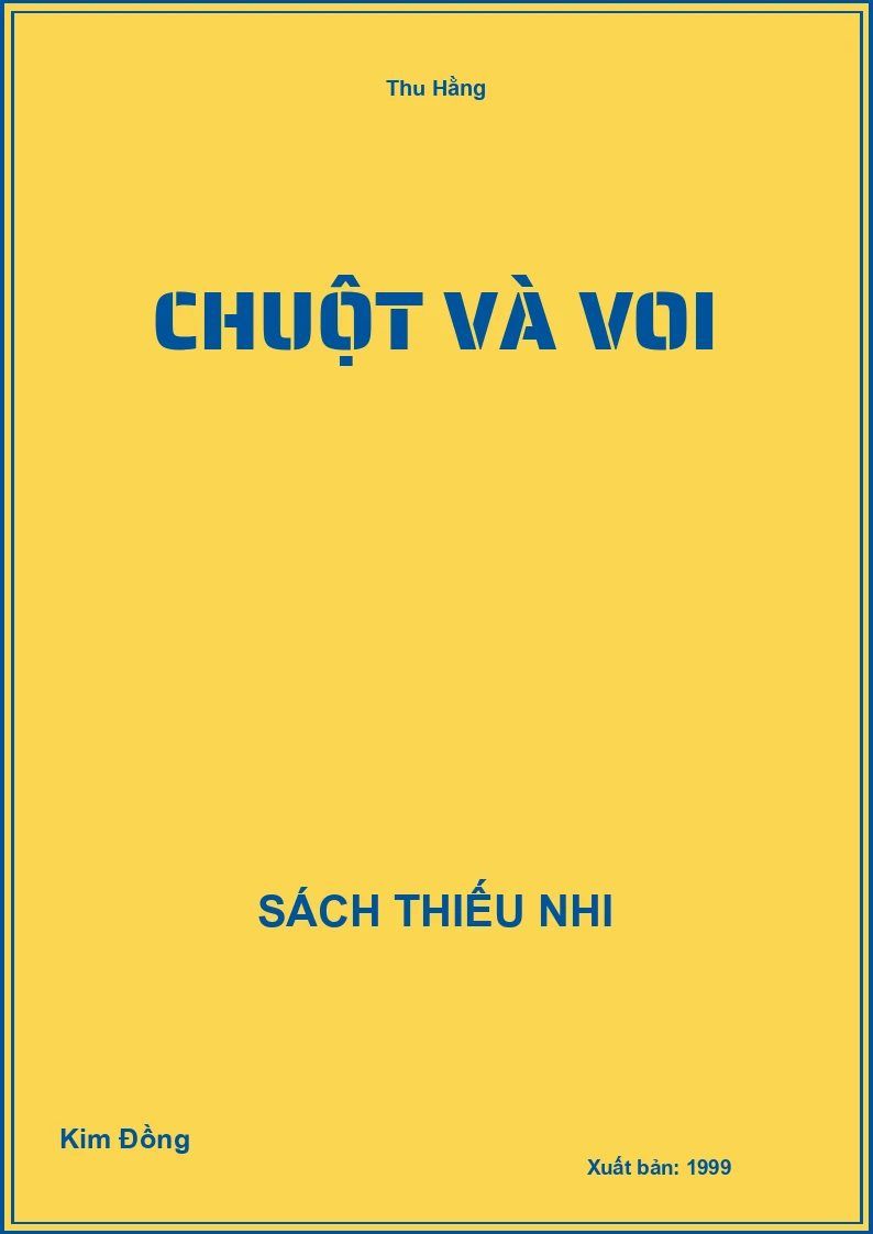 Chuột và voi