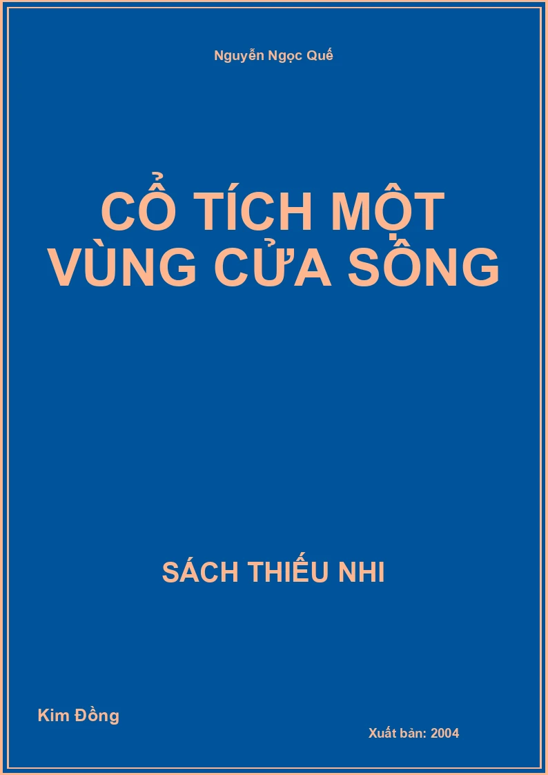 Cổ tích một vùng cửa sông