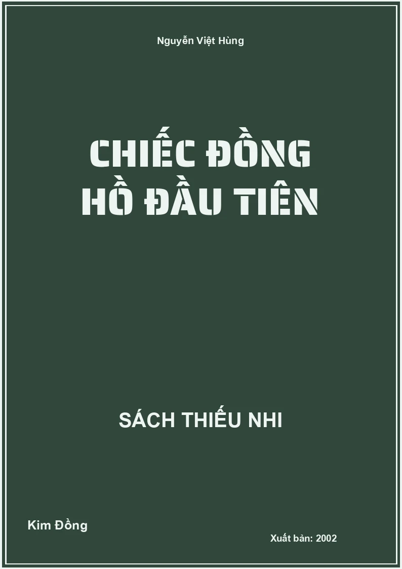 Chiếc đồng hồ đầu tiên