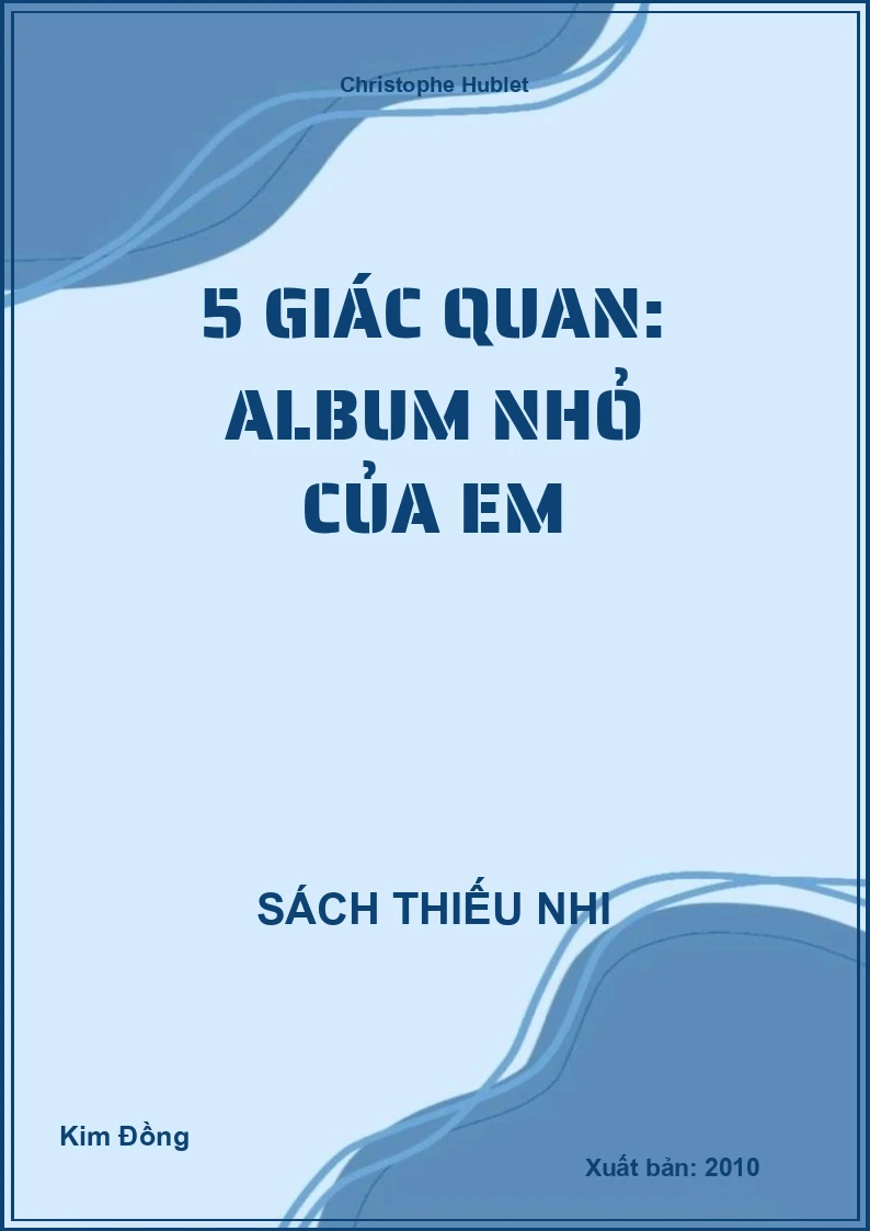 5 giác quan: Album nhỏ của em