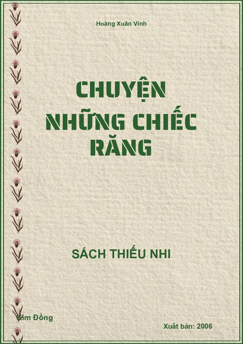 Chuyện những chiếc răng