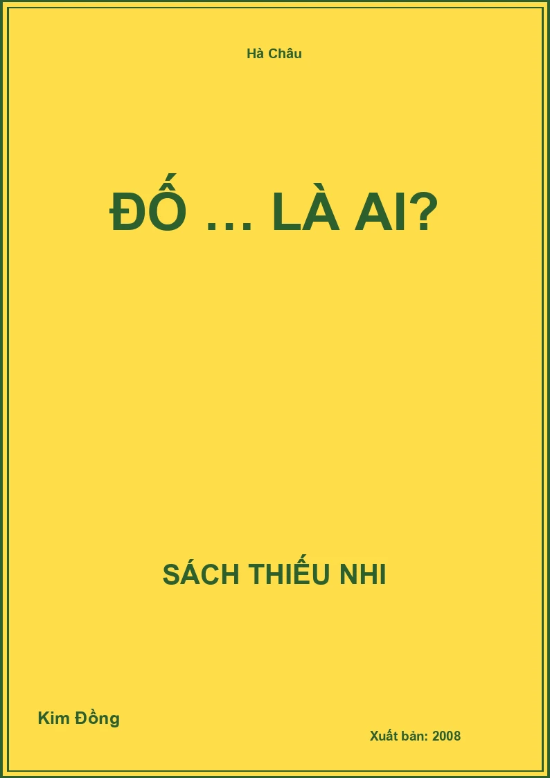 Đố … là ai?