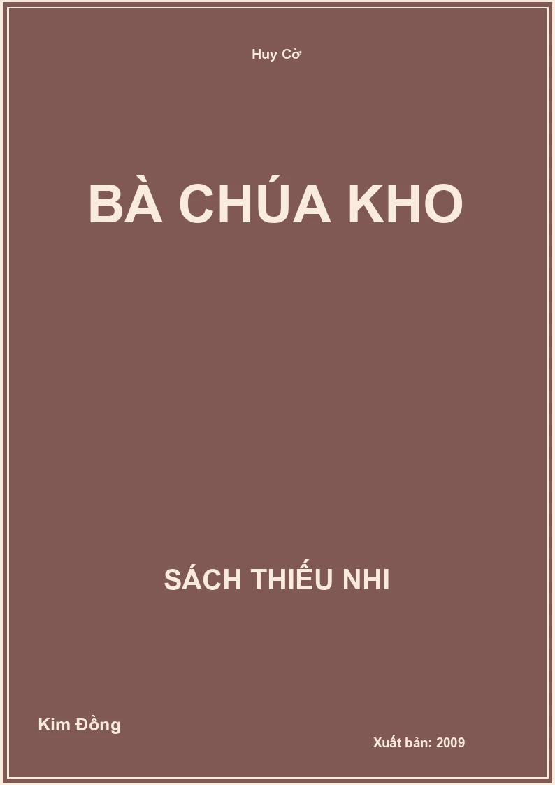 Bà chúa kho