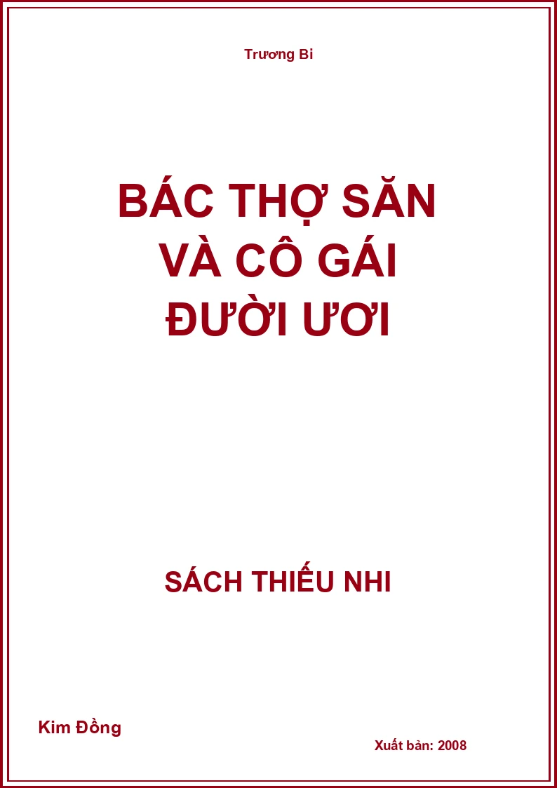 Bác thợ săn và cô gái đười ươi