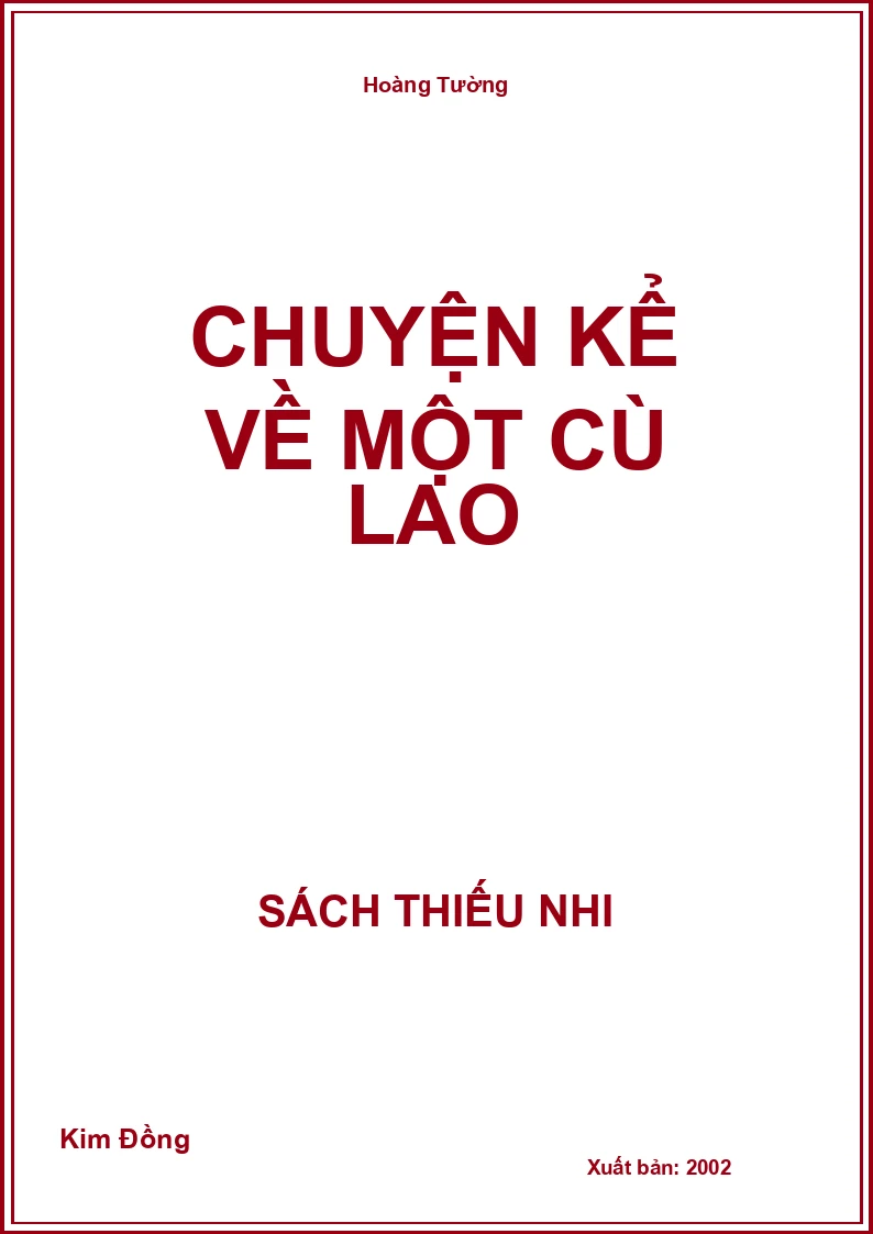 Chuyện kể về một cù lao