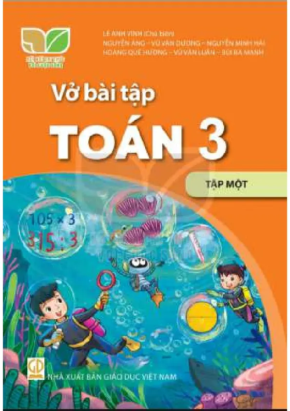 Vở bài tập Toán 3, tập 1