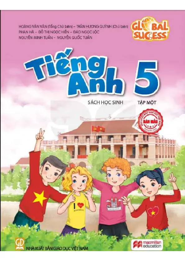 Tiếng Anh 5 - Sách học sinh, Tập 1 (Global Success)