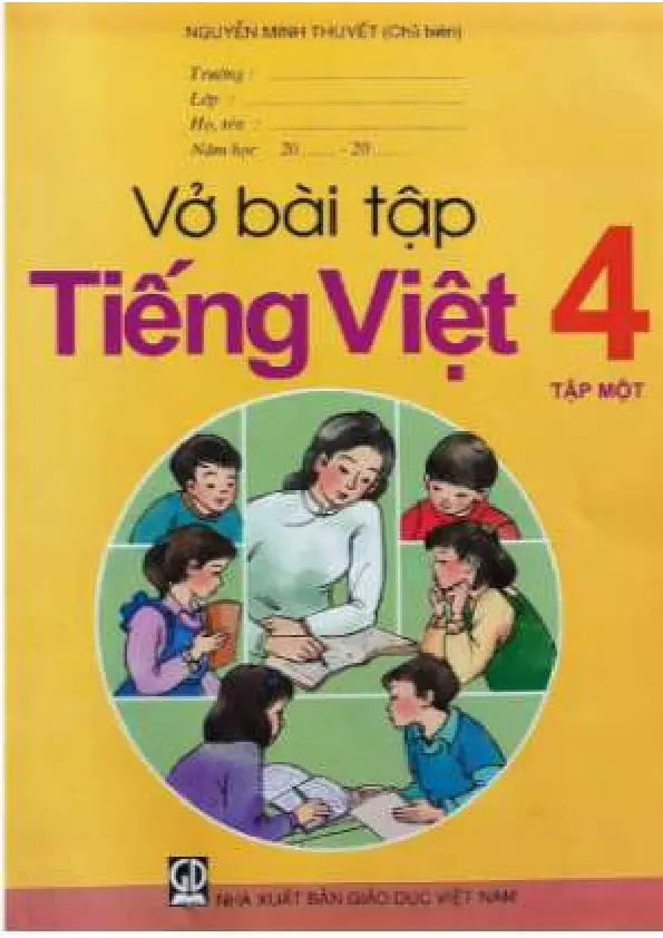 Vở bài tập Tiếng Việt 4 - Tập một