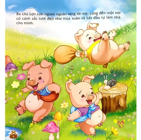 Truyện kể cho bé trước giờ đi ngủ - Ngày xửa ngày xưa: Ba chú lợn con