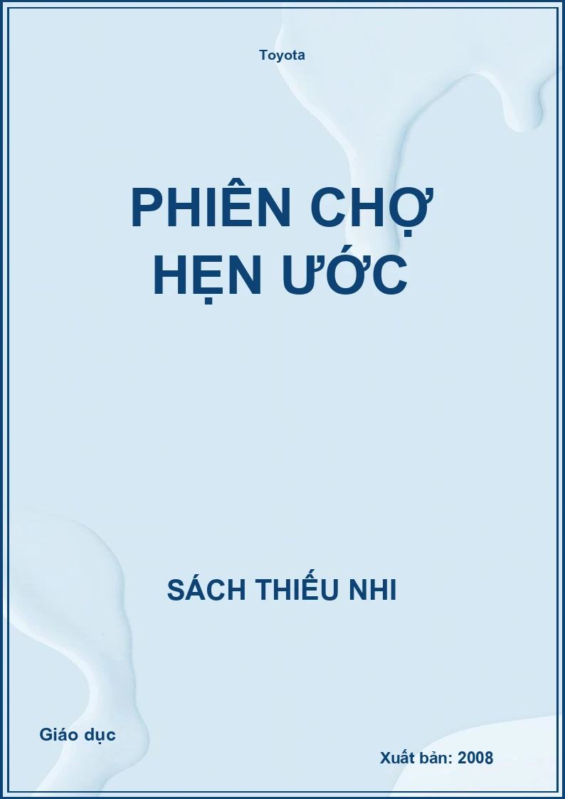 Phiên chợ hẹn ước
