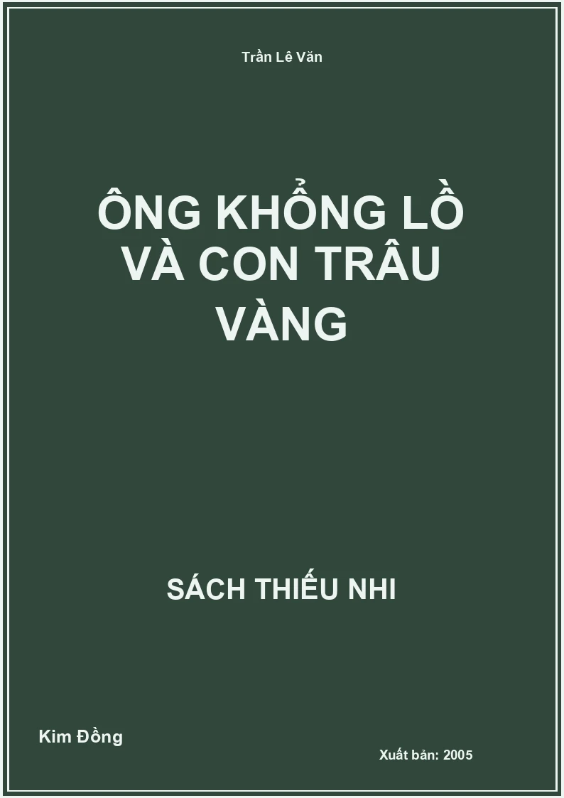 Ông khổng lồ và con trâu vàng