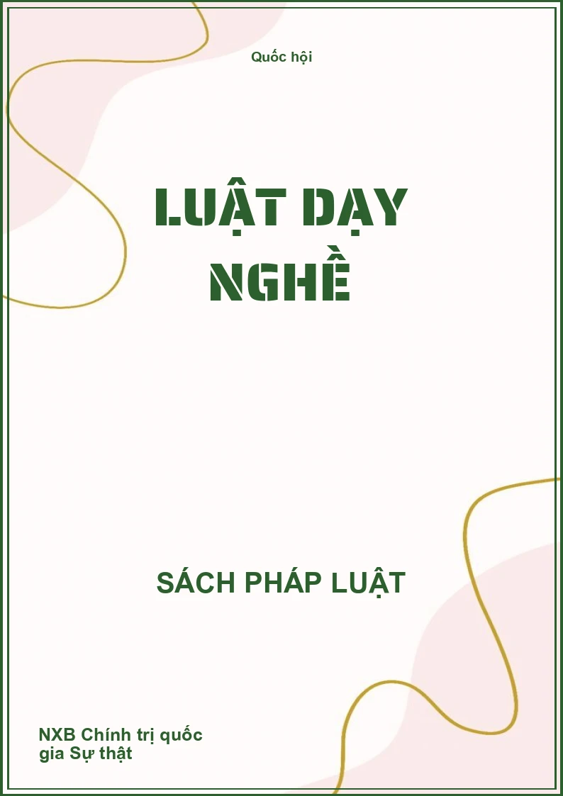 Luật dạy nghề