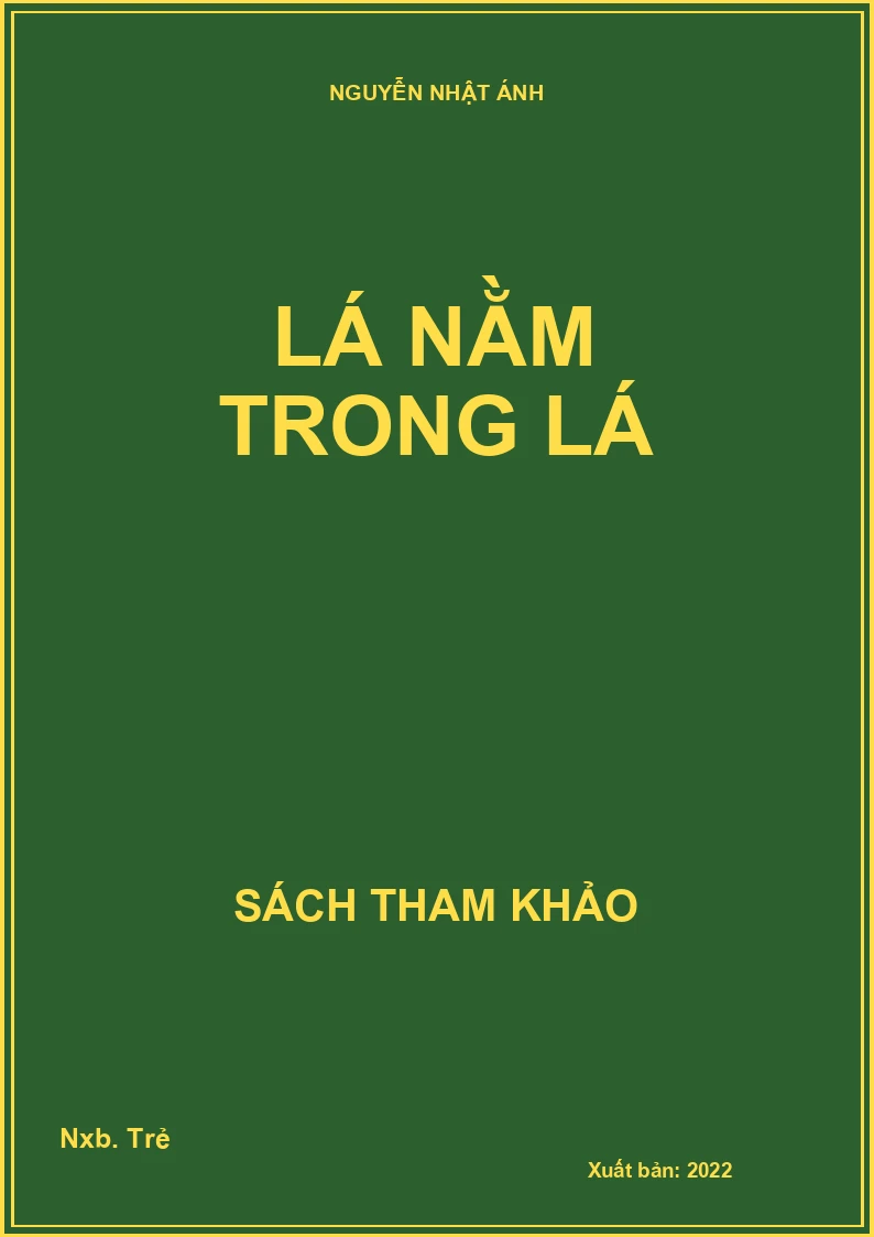 Lá nằm trong lá