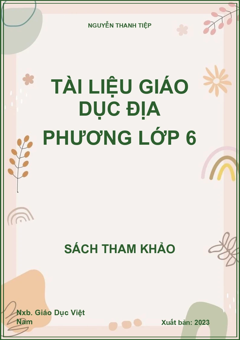 Tài liệu giáo dục địa phương lớp 6