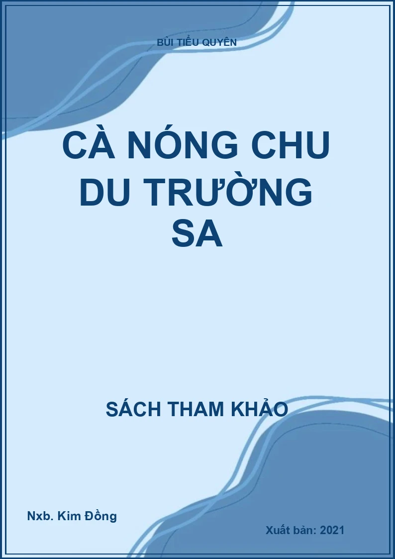 Cà Nóng chu du Trường Sa