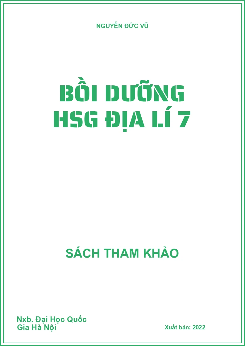 Bồi dưỡng HSG Địa Lí 7