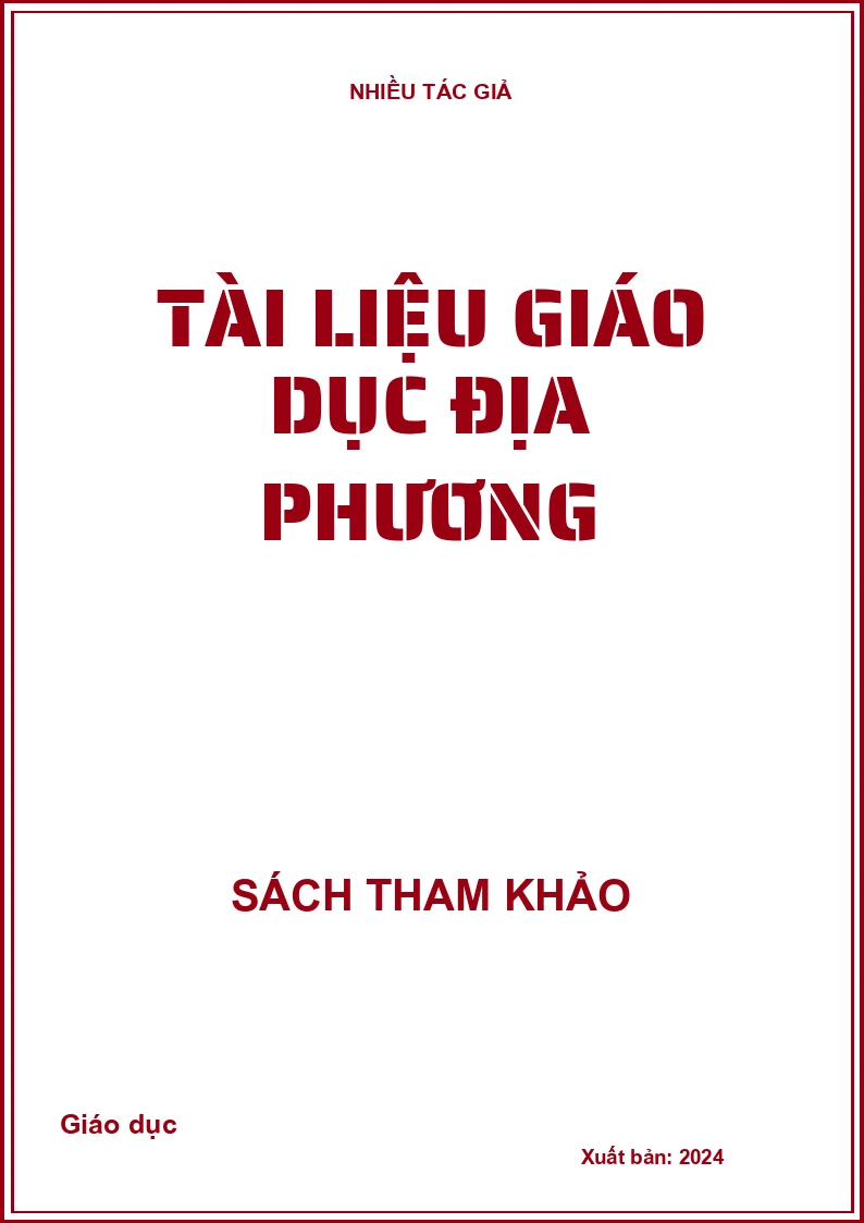 tài liệu giáo dục địa phương