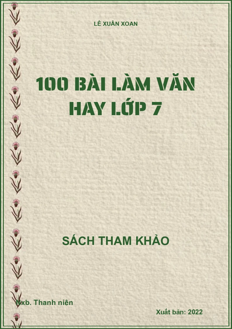 100 bài làm văn hay lớp 7