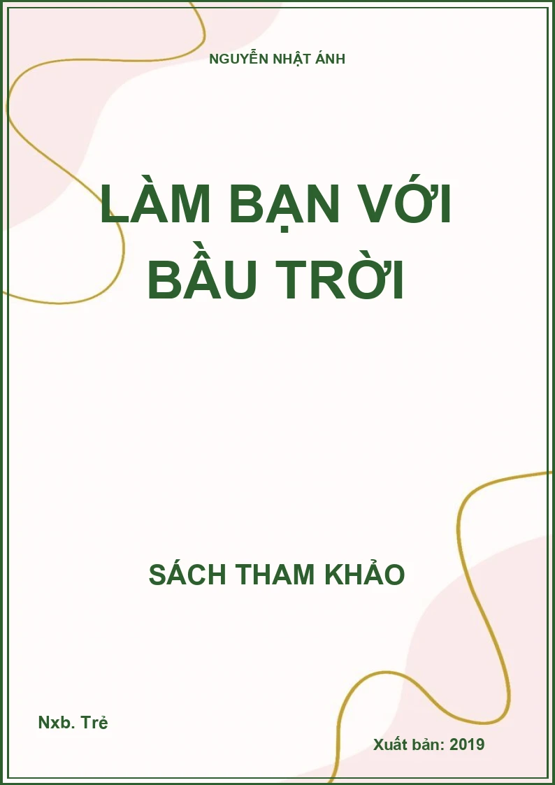 Làm bạn với bầu trời