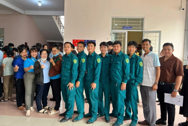 Trường THCS Nguyễn An Ninh tham gia hiến máu nhân đạo