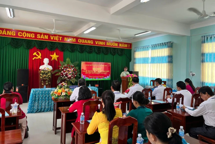 Đại hội chi bộ Trường THCS Nguyễn Đình Chiểu nhiệm kỳ 2025 - 2027