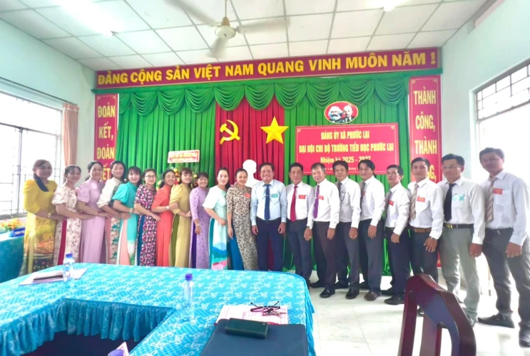 Chi bộ Tiểu học Phước Lại tổ chức Đại hội chi bộ nhiệm kỳ 2025-2027