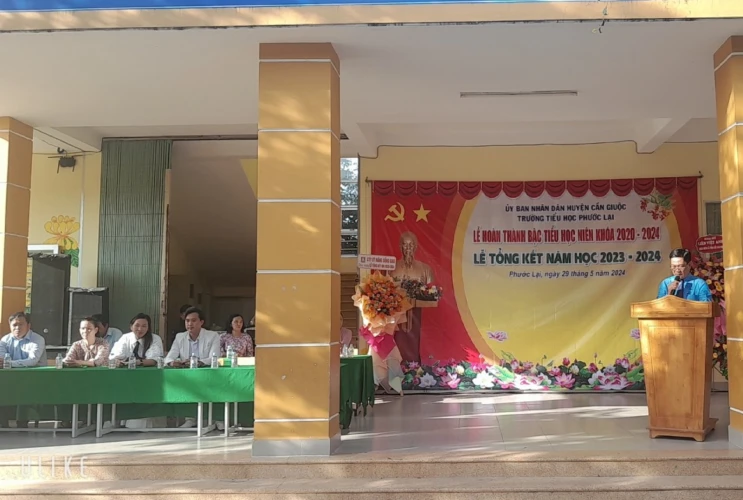 Trường Tiểu học Phước Lại tổ chức Lễ Tổng kết năm học 2023-2024