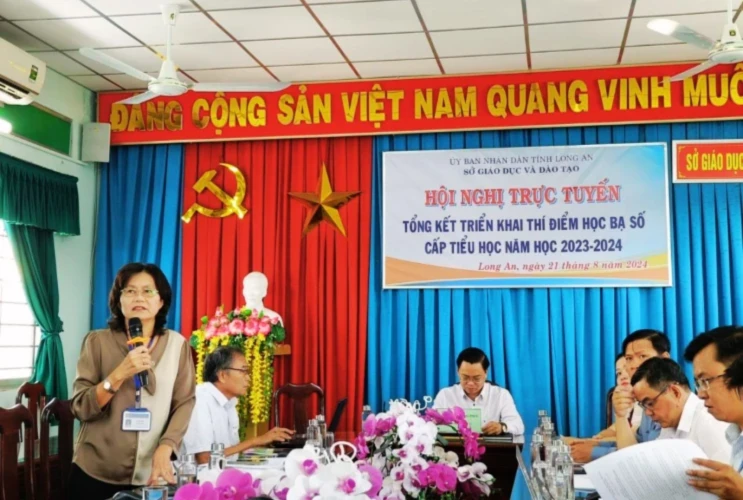 Hội nghị tổng kết triển khai thí điểm học bạ số cấp Tiểu học năm học 2023-2024