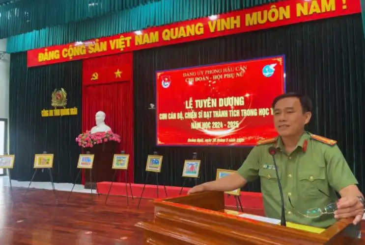 Quảng Ngãi: Phòng Hậu cần Công an tỉnh tổ chức hoạt động nhân Ngày Quốc tế Thiếu nhi 1/6