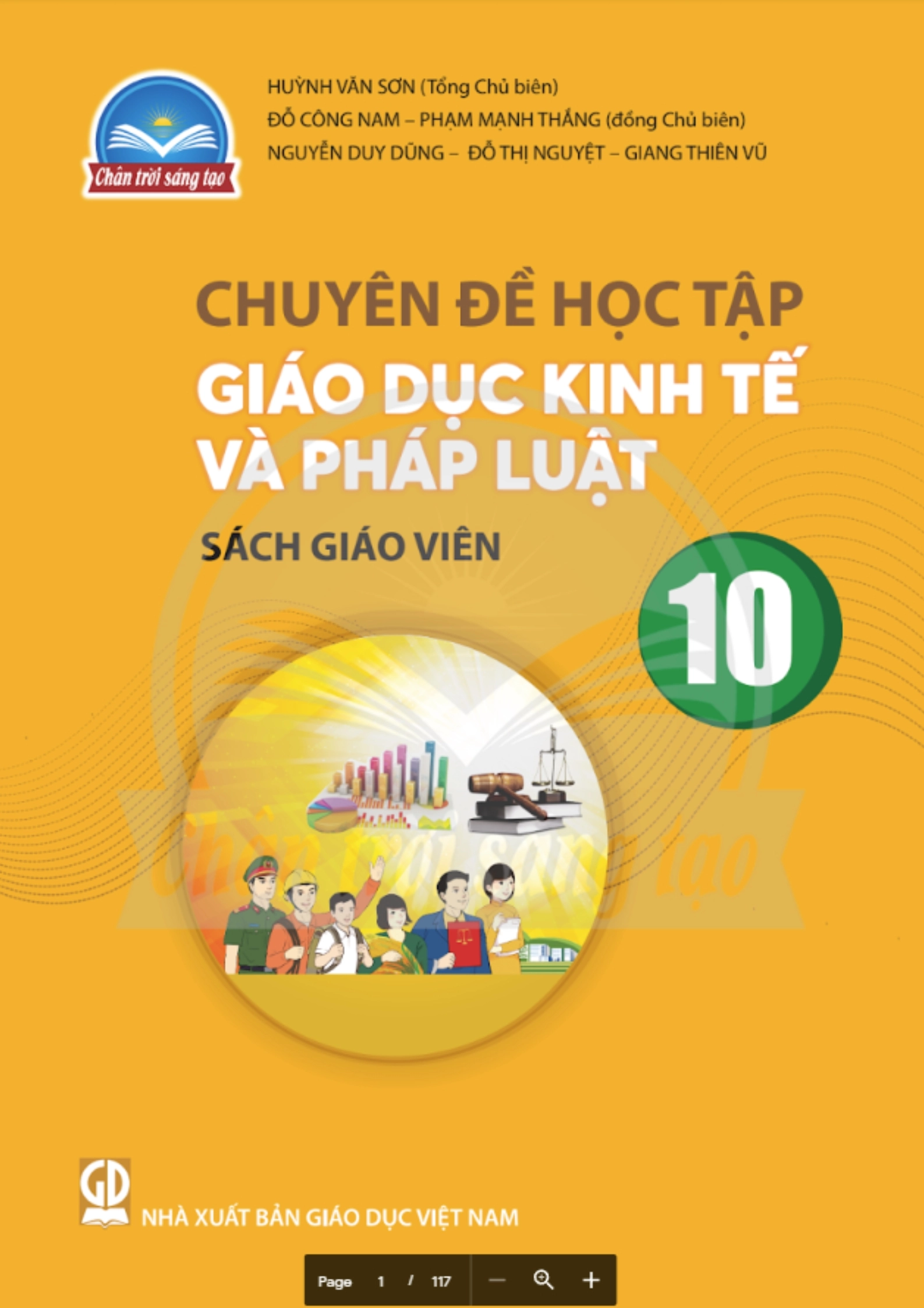 Sách giáo viên Chuyên đề học tập Giáo dục kinh tế và pháp luật 10 - Chân Trời Sáng Tạo