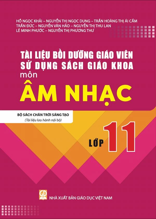 Tài liệu tập huấn, bồi dưỡng giáo viên sử dụng sách giáo khoa môn Âm nhạc lớp 11 - Chân trời sáng tạo