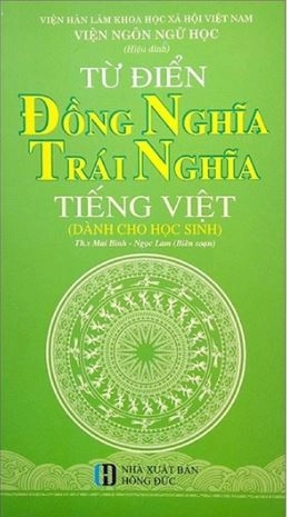 Từ điển đồng nghĩa trái nghĩa tiếng Việt