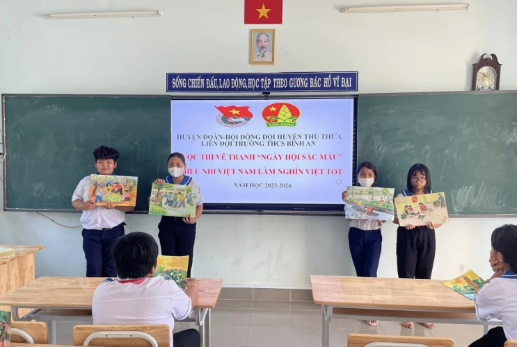 Cuộc thi vẽ tranh “Thiếu nhi Việt Nam làm nghìn việc tốt”