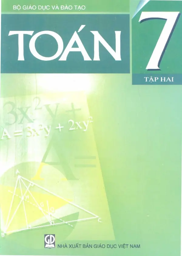 Sách giáo khoa Toán 7 - Tập 2