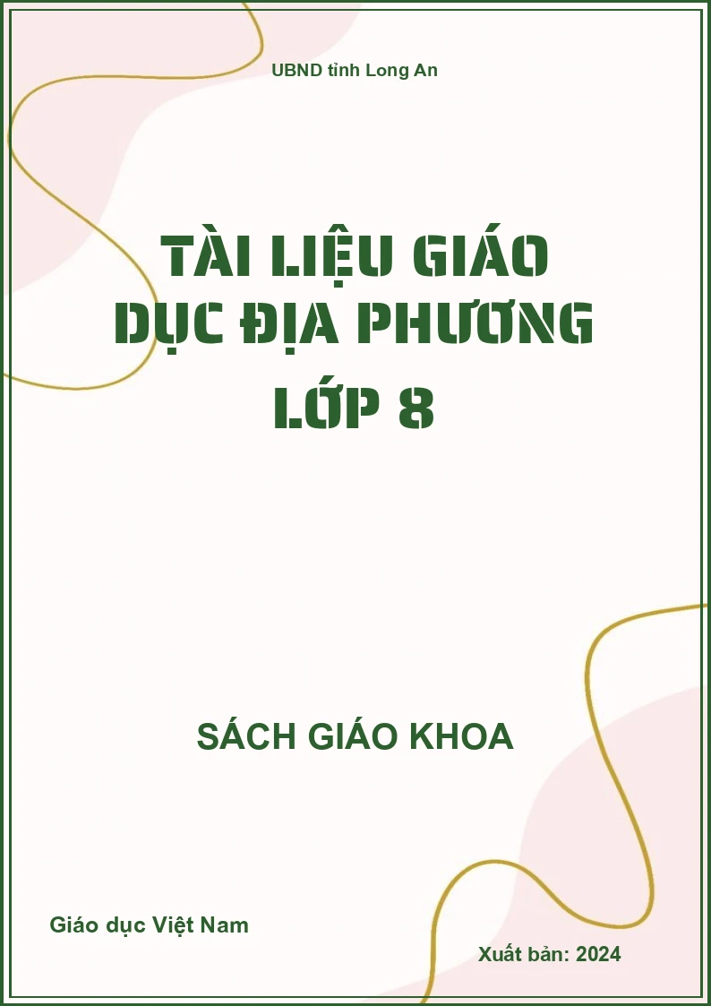 Tài liệu giáo dục địa phương lớp 8