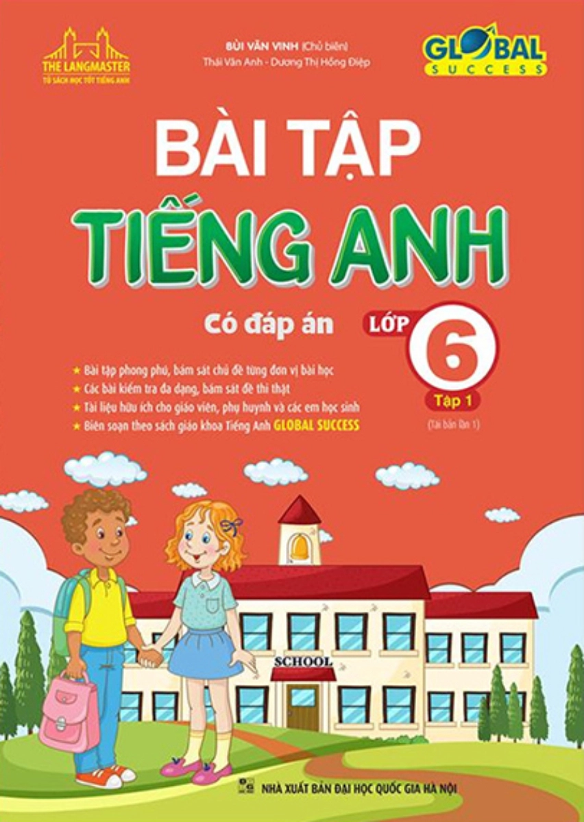 Bài tập Tiếng Anh 6 có đáp án tập 1