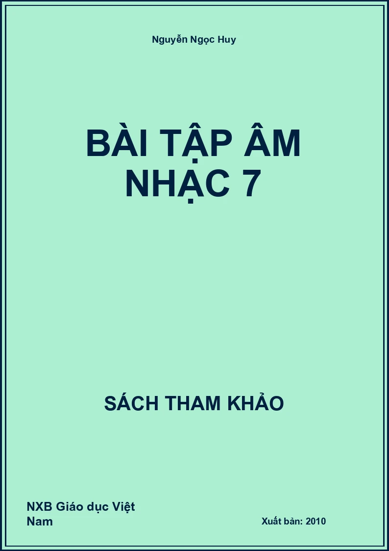 Bài Tập Âm Nhạc 7