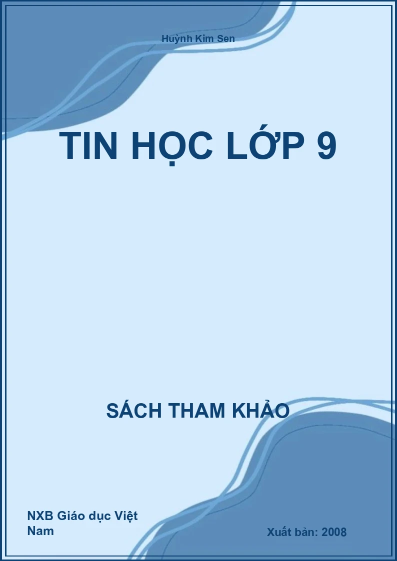 Tin Học Lớp 9