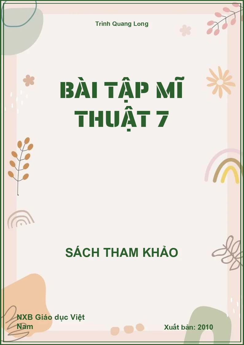 Bài Tập Mĩ Thuật 7