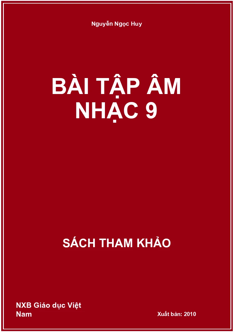 Bài Tập Âm Nhạc 9
