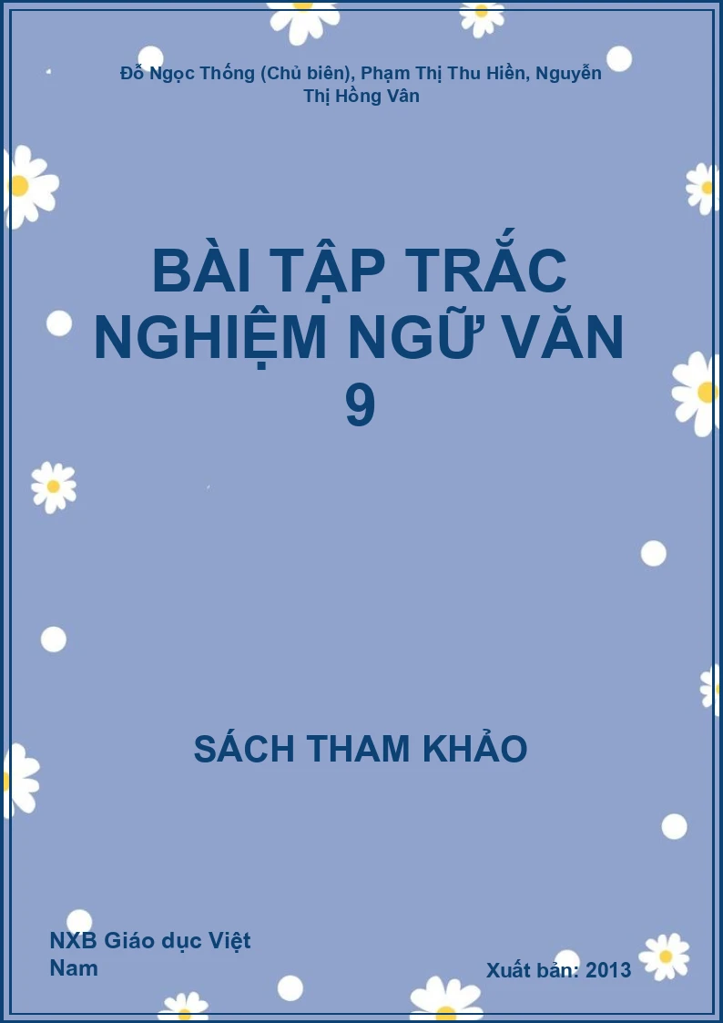 Bài Tập Trắc Nghiệm Ngữ Văn 9