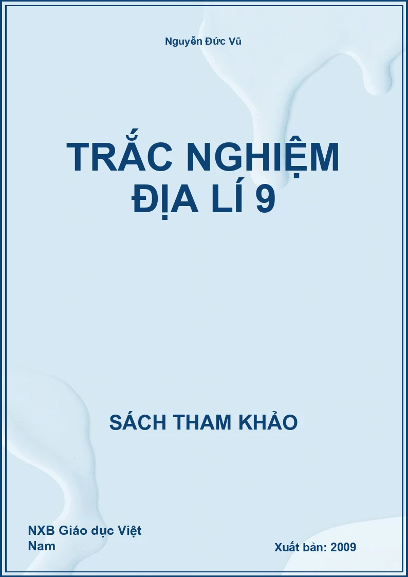 Trắc Nghiệm Địa Lí 9