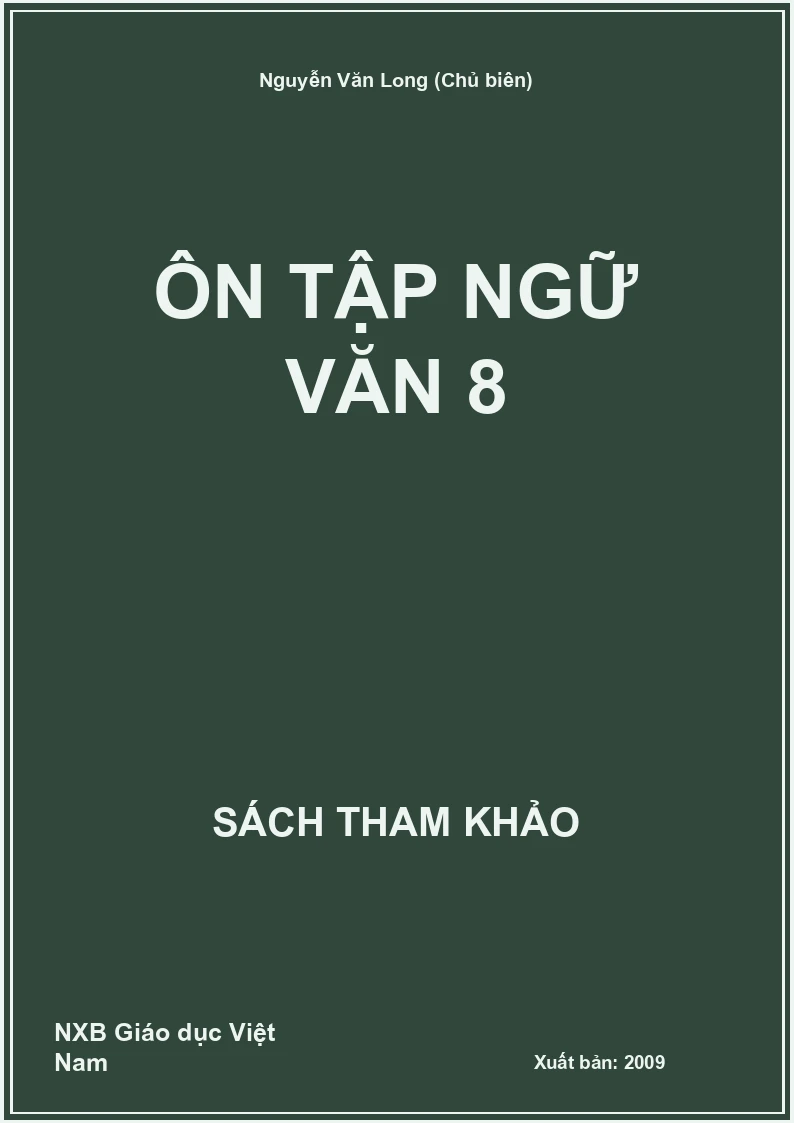 Ôn Tập Ngữ Văn 8