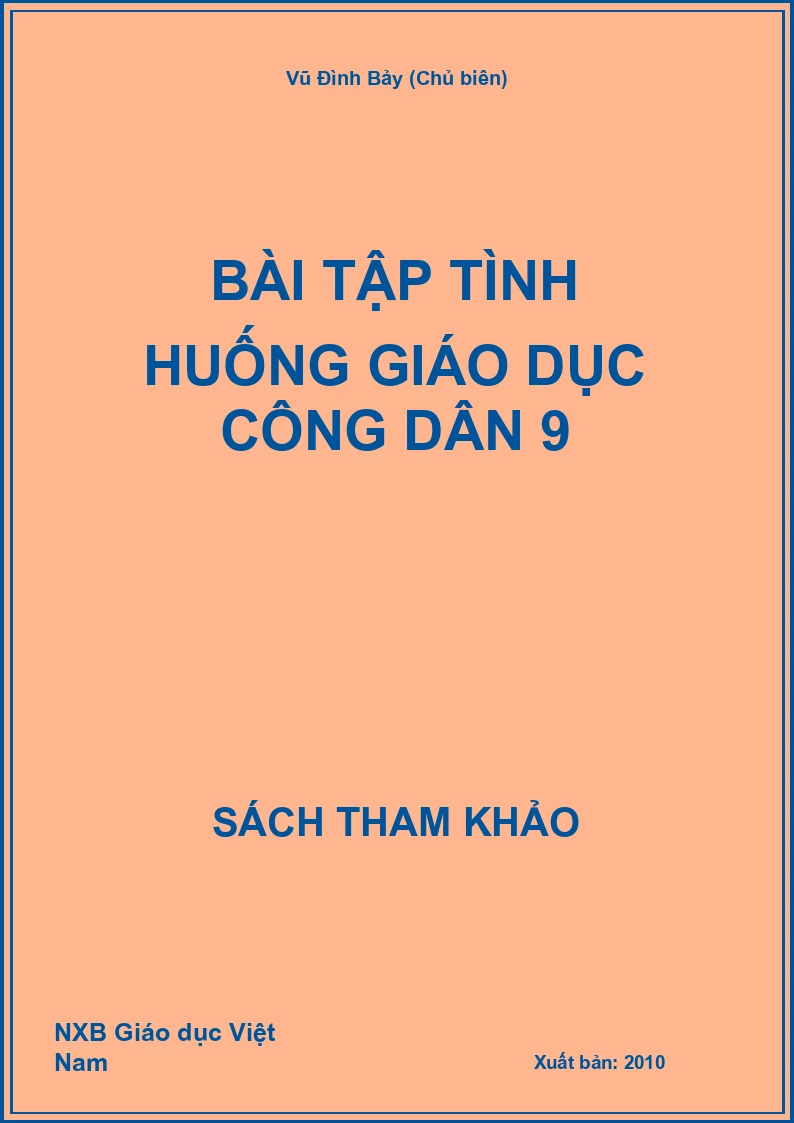 Bài Tập Tình Huống Giáo Dục Công Dân 9