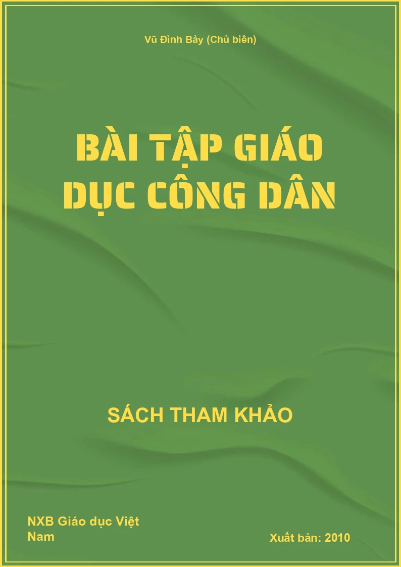 Bài Tập Giáo Dục Công Dân