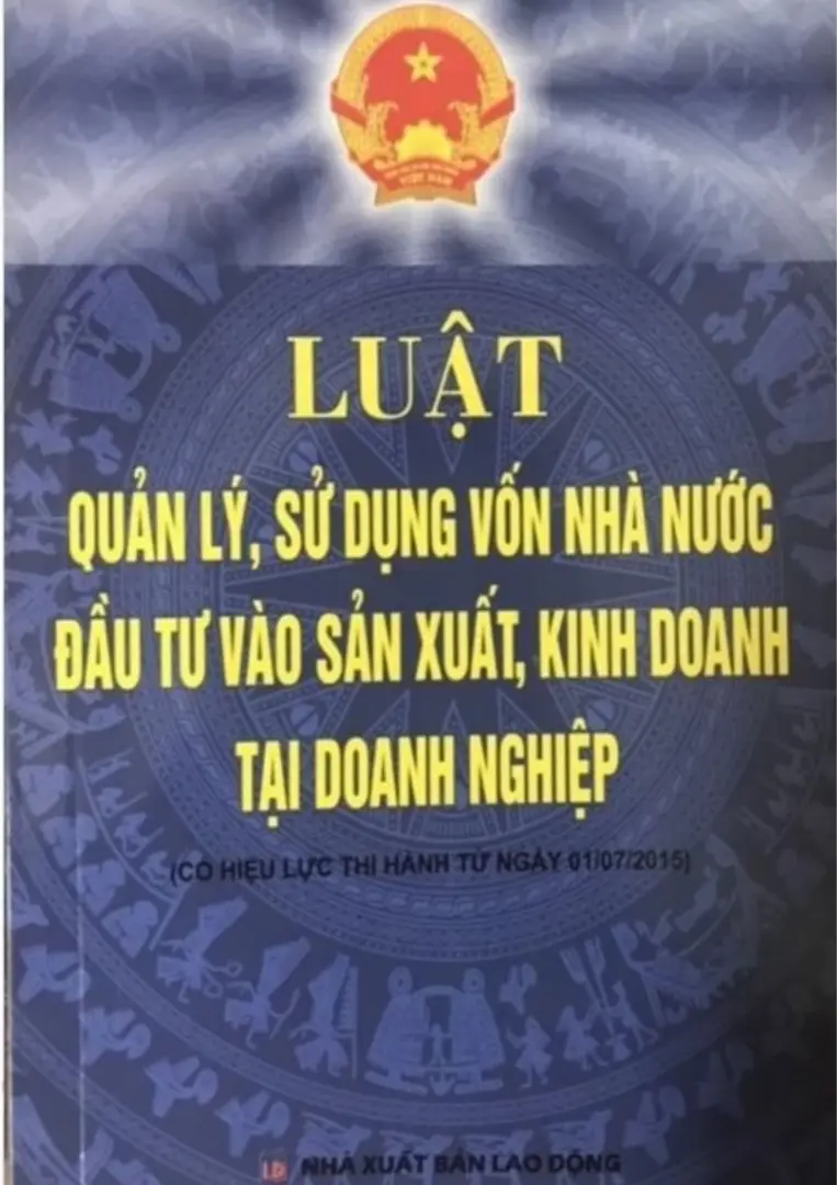 Luật Quản Lý, Sử Dụng Vốn Nhà Nước Đầu Tư Vào Sản Xuất, Kinh Doanh Tại Doanh Nghiệp