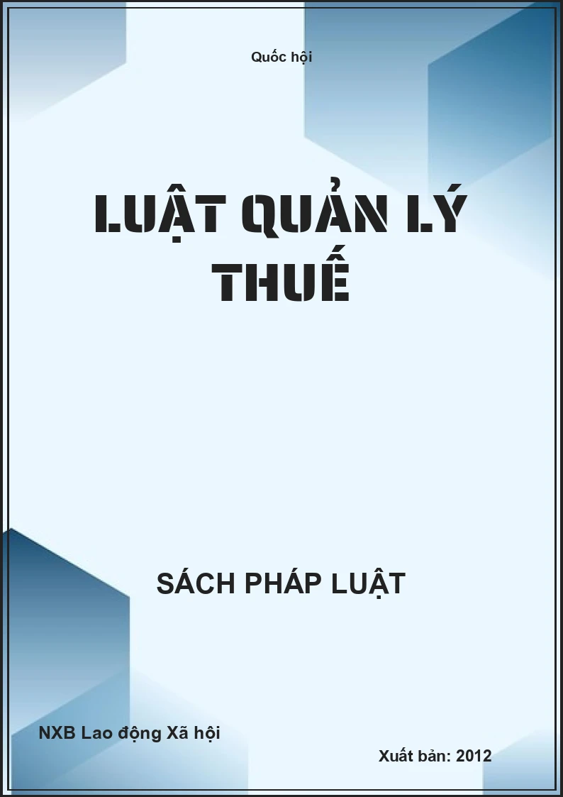 Luật Quản Lý Thuế