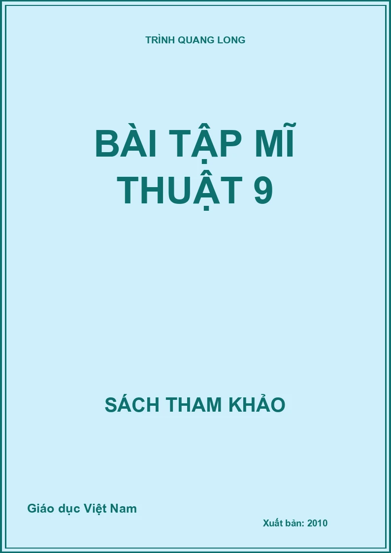 Bài Tập Mĩ Thuật 9